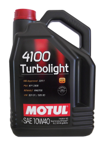 MOTUL 4100 TURBOLIGHT 10W40 5L